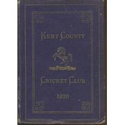 KENT COUNTY CRICKET CLUB 1929 [BLUE BOOK]