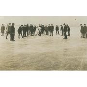 ICE HOCKEY MATCH (1920S) POSTCARD