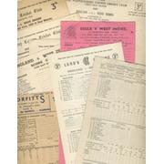 WEST INDIES 1957 CRICKET SCORECARDS - INCLUDING 4 TESTS