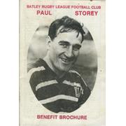PAUL STOREY (BATLEY) BENEFIT BROCHURE 1989