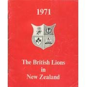 1971 - THE BRITISH LIONS IN NEW ZEALAND