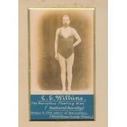 L.E. WILKINS - THE MARVELLOUS FLOATING MAN PHOTOGRAPH 