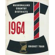 MASHONALAND COUNTRY DISTRICTS TOUR TO BRITAIN 1964