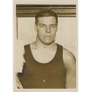 EDWARD HARRY TEMME (CROSS-CHANNEL SWIMMER) 1925 PRESS PHOTOGRAPH