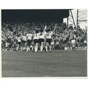 FULHAM 1982 (DAVIES CELEBRATES) FOOTBALL PRESS PHOTOGRAPH