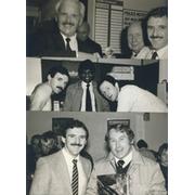 GORDON DAVIES (FULHAM) 1982-84 - THREE FOOTBALL PHOTOGRAPHS