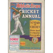 ATHLETIC NEWS CRICKET ANNUAL 1932