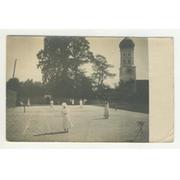 TENNIS IN BURTENBACH (GERMANY) POSTCARD