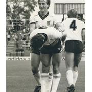GORDON DAVIES (FULHAM) 1984 FOOTBALL PHOTOGRAPH