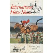 THE INTERNATIONAL HORSE SHOW 1956 OFFICIAL PROGRAMME