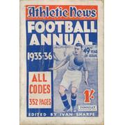 ATHLETIC NEWS FOOTBALL ANNUAL 1935-36