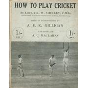 HOW TO PLAY CRICKET