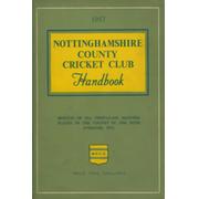 NOTTINGHAMSHIRE COUNTY CRICKET CLUB HANDBOOK 1957