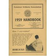 AMATEUR ATHLETIC ASSOCIATION HANDBOOK 1959