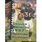 DENVER BRONCOS 1997 POSTSEASON REVIEW AND FEATURE CLIPPINGS