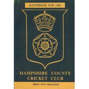 HAMPSHIRE COUNTY CRICKET CLUB ILLUSTRATED HANDBOOK 1960