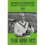 WORCESTERSHIRE COUNTY CRICKET CLUB YEAR BOOK 1972