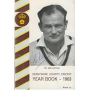 DERBYSHIRE COUNTY CRICKET YEAR BOOK 1963