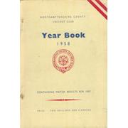 NORTHAMPTONSHIRE COUNTY CRICKET CLUB 1958 YEAR BOOK