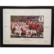 ENGLAND RUGBY WORLD CUP TEAM 2003 SIGNED PHOTOGRAPH