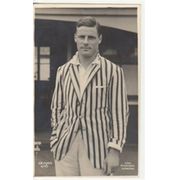 CHARLES JOHN CAPES (KENT) CRICKET POSTCARD