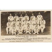 ALL-INDIA CRICKET TEAM 1936 CRICKET POSTCARD