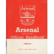 ARSENAL FOOTBALL CLUB 1966-67 OFFICIAL HANDBOOK