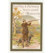 HUNTLEY AND PALMERS BISCUITS TRADE CARD C. 1880 - SHOOTING
