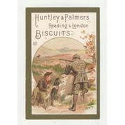 HUNTLEY AND PALMERS BISCUITS TRADE CARD C. 1880 - SHOOTING