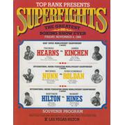 THOMAS HEARNS V JAMES KINCHEN 1988 BOXING PROGRAMME