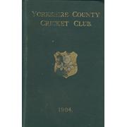 YORKSHIRE COUNTY CRICKET CLUB 1904 [ANNUAL]