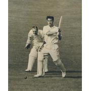 DENIS COMPTON (100TH CENTURY) - MIDDLESEX V NORTHANTS 1952 CRICKET PHOTOGRAPH