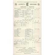 MIDDLESEX V PAKISTAN 1974 CRICKET SCORECARD