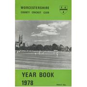 WORCESTERSHIRE COUNTY CRICKET CLUB YEAR BOOK 1978