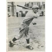 GEORGE LOTT 1929 (PLAYING BASEBALL) ORIGINAL PRESS PHOTOGRAPH