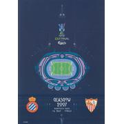 ESPANYOL V SEVILLA 2007 UEFA CUP FINAL FOOTBALL PROGRAMME