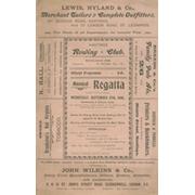 HASTINGS ROWING CLUB 1899 ANNUAL REGATTA PROGRAMME
