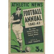 ATHLETIC NEWS FOOTBALL ANNUAL 1942-43