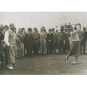 HENRY COTTON AT THE MID-SURREY GOLF COURSE 1935 PRESS PHOTOGRAPH