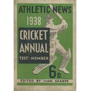 ATHLETIC NEWS CRICKET ANNUAL 1938