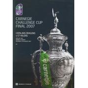 CATALANS DRAGONS V ST. HELENS 2007 (CHALLENGE CUP FINAL) RUGBY LEAGUE PROGRAMME