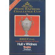 HULL V WIDNES 1982 (CHALLENGE CUP FINAL) RUGBY LEAGUE PROGRAMME