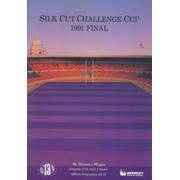 ST. HELENS V WIGAN 1991 (CHALLENGE CUP FINAL) RUGBY LEAGUE PROGRAMME