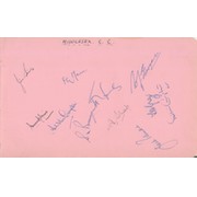 MIDDLESEX 1948 CRICKET AUTOGRAPHS