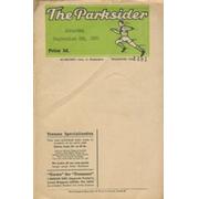 HUNSLET V DEWSBURY 1958 RUGBY LEAGUE PROGRAMME (MISSING ADVERTS?)