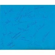 HIBERNIAN FOOTBALL CLUB SIGNED SHEET (EARLY 1980S)