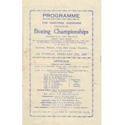 THE WESTERN COMMAND INDIVIDUAL BOXING CHAMPIONSHIPS 1945 PROGRAMME
