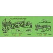 LARRY HOLMES V LUCIEN RODRIGUEZ 1983 BOXING TICKET