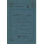 MAIDENHEAD AMATEUR REGATTA 1925 OFFICIAL PROGRAMME