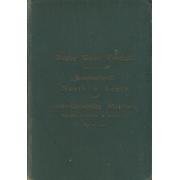 RUGBY UNION FOOTBALL: INTERNATIONAL, NORTH V SOUTH, AND INTER-UNIVERSITY MATCHES: TEAMS, SCORERS, & RESULTS 1870 TO 1912